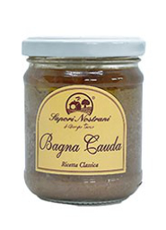 Barattolo di Bagna Cauda pronto della azienda " Sapori Nostrani di Giorgio Turco"