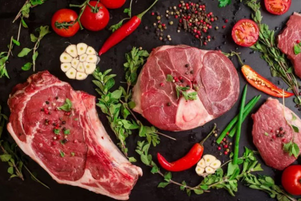 Tagli di carne equina vetrina di Musso Macelleria